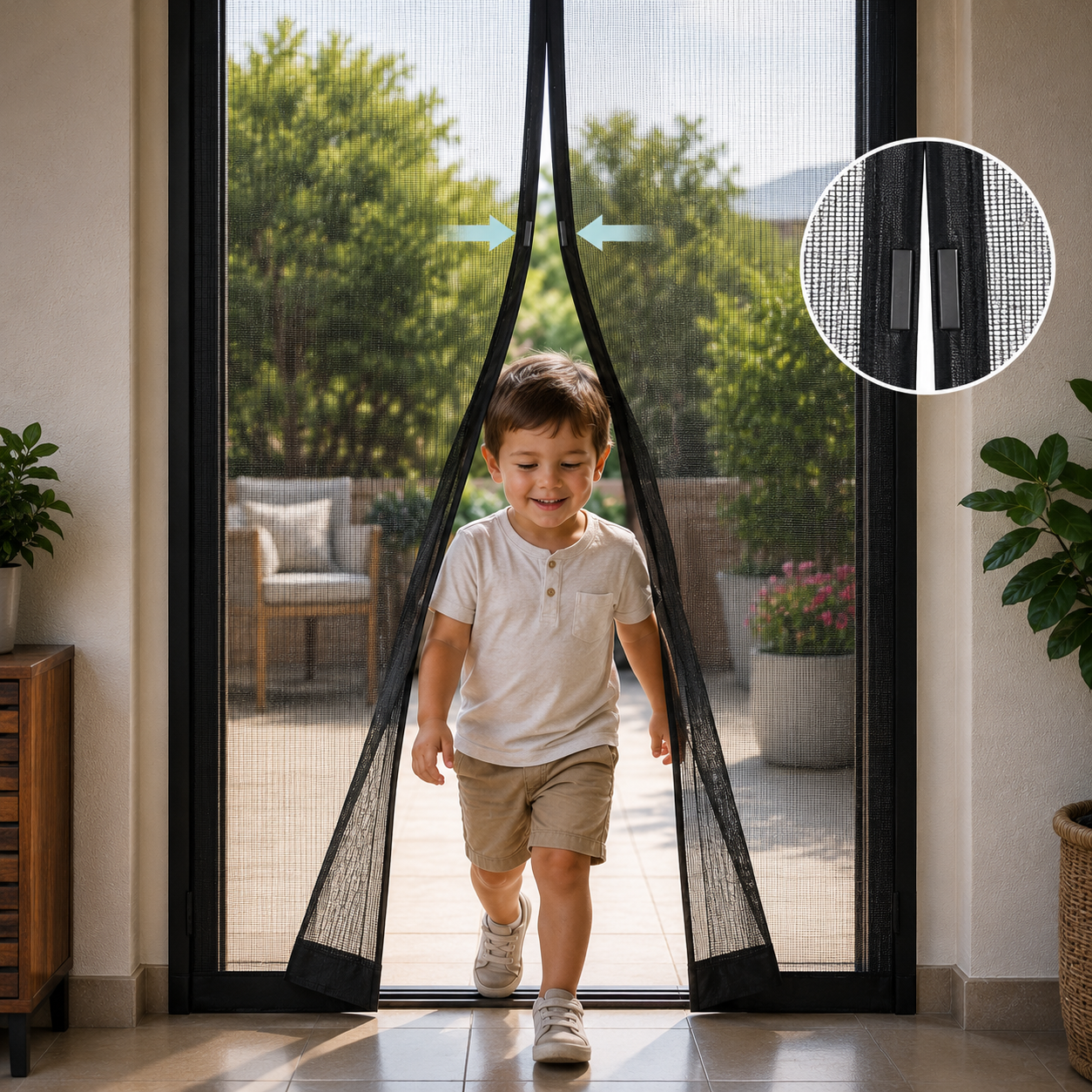 Cortina Mosquitera Para Puertas