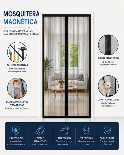 Cortina Mosquitera Para Puertas