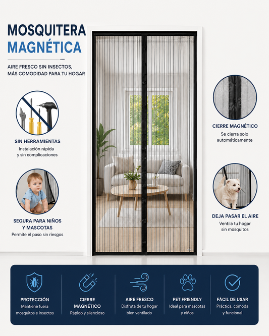 Cortina Mosquitera Para Puertas
